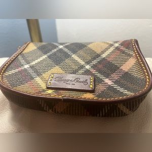 Dooney & Bourke plaid multicolor wristlet